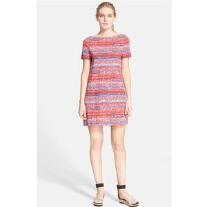 Tory Burch Cotton Knit PRINT T-Shirt Dress